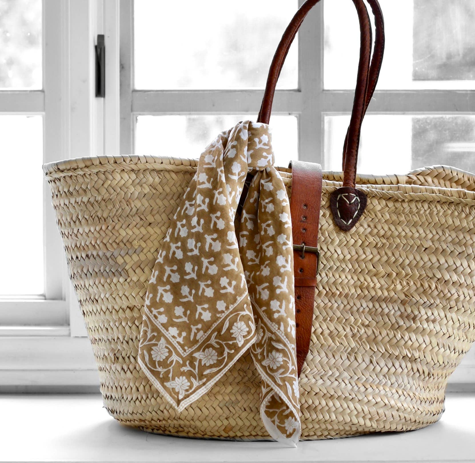 Pacific & Rose Textiles - Bandana Charlotte Caramel - Image 2