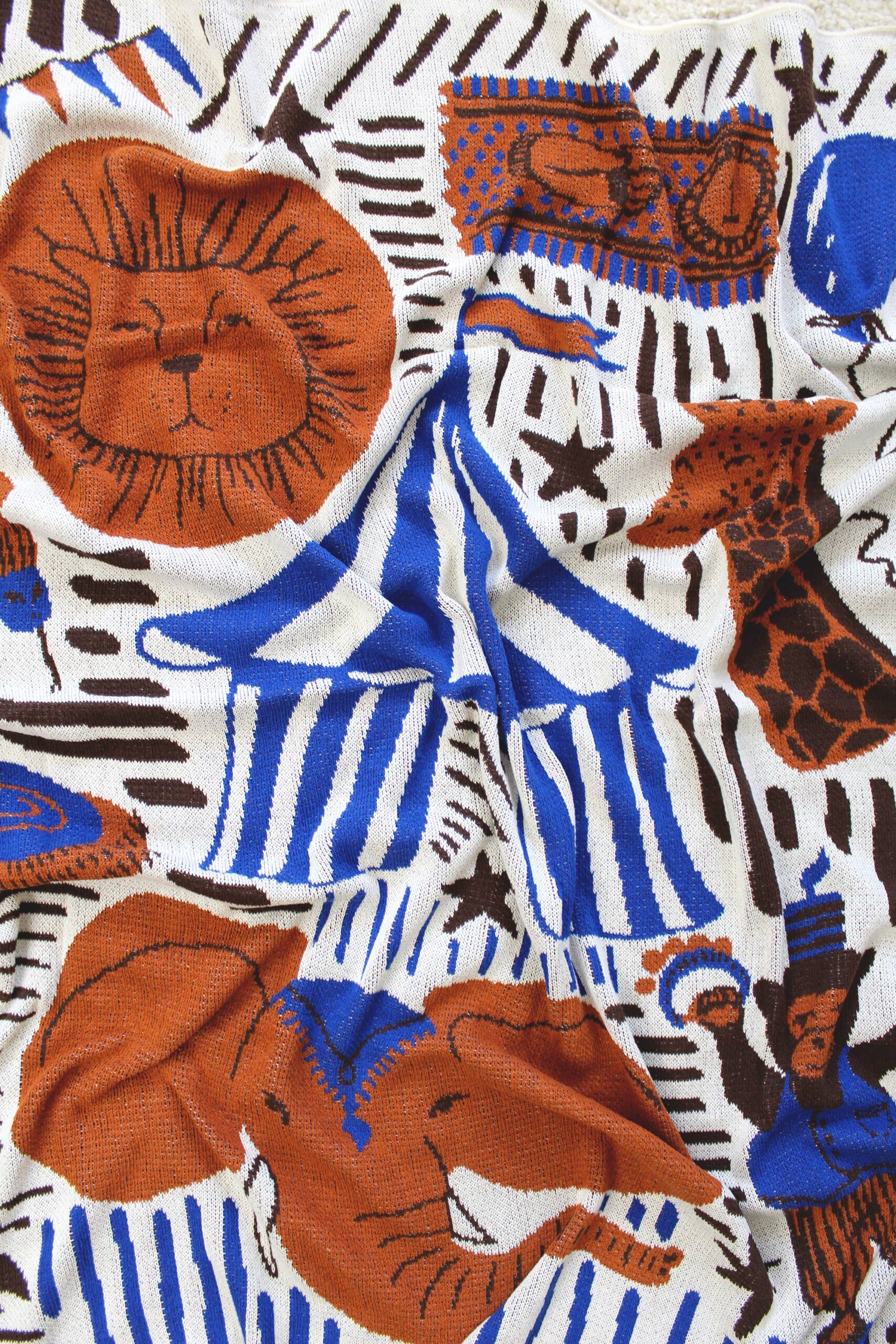 Calhoun & Co. - Life's A Circus Knit Blanket - Image 7