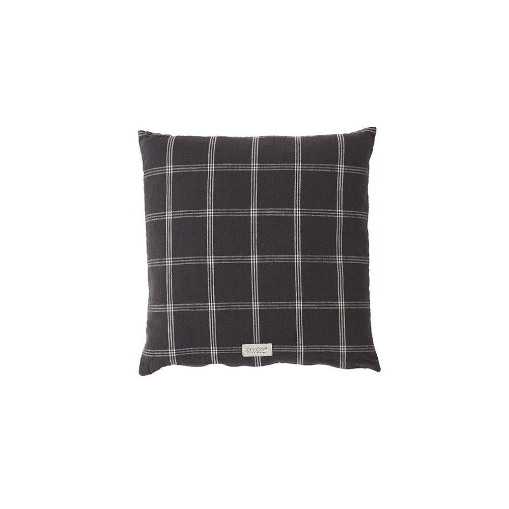 OYOY LIVING DESIGN - Kyoto Cushion - Square - Anthracite