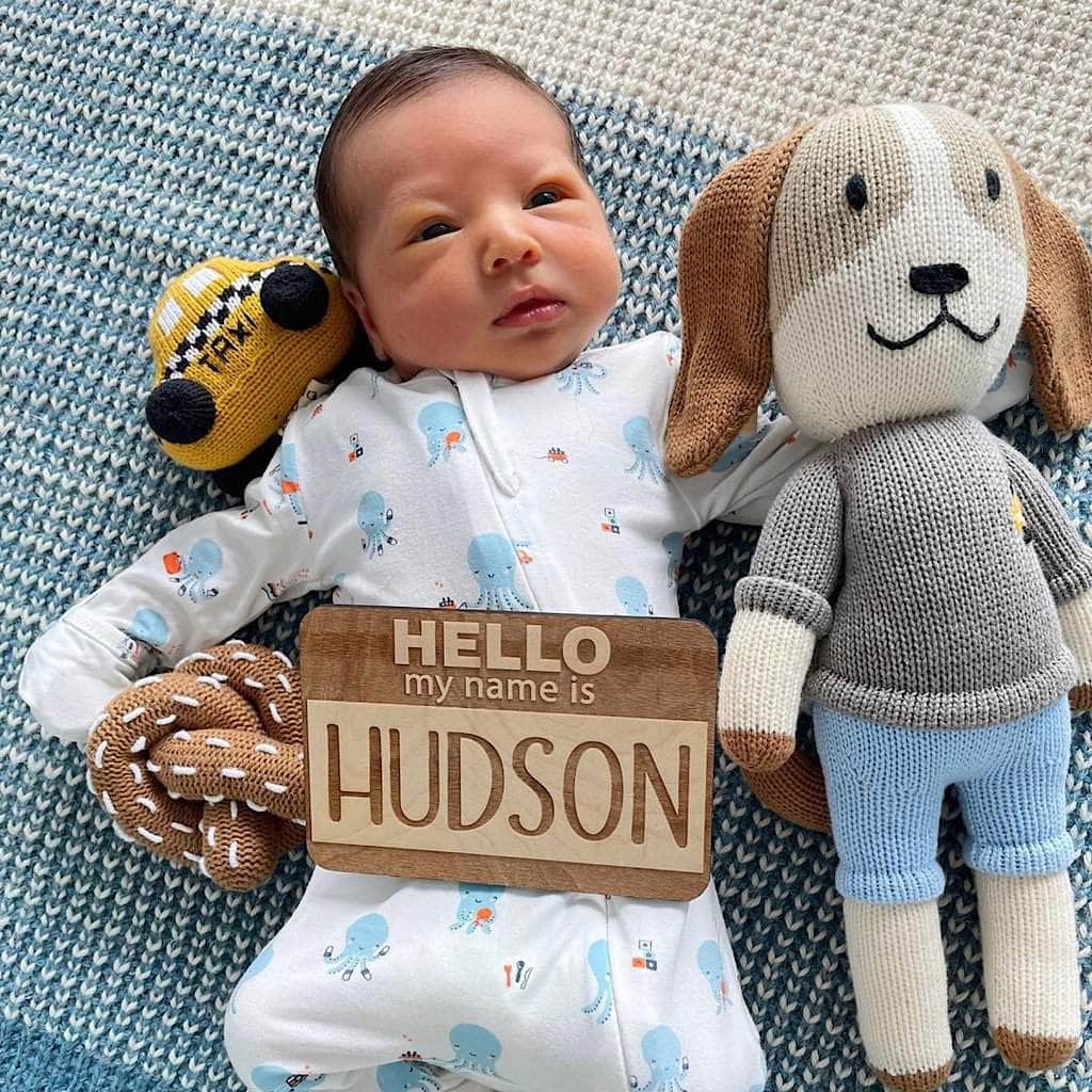 Estella - Organic Baby Toy - Pretzel Rattle (Handmade) - Image 4