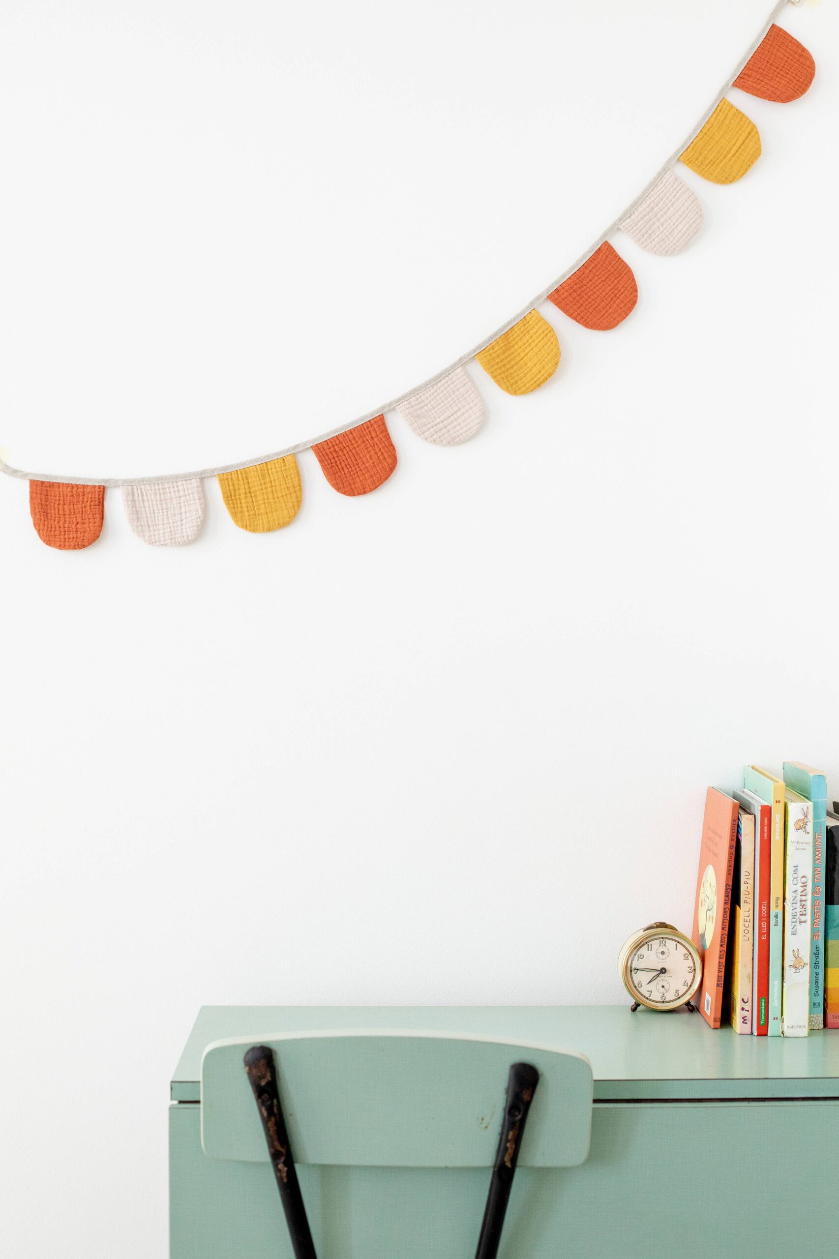 Monocrom - Multicolored cotton flag mustard