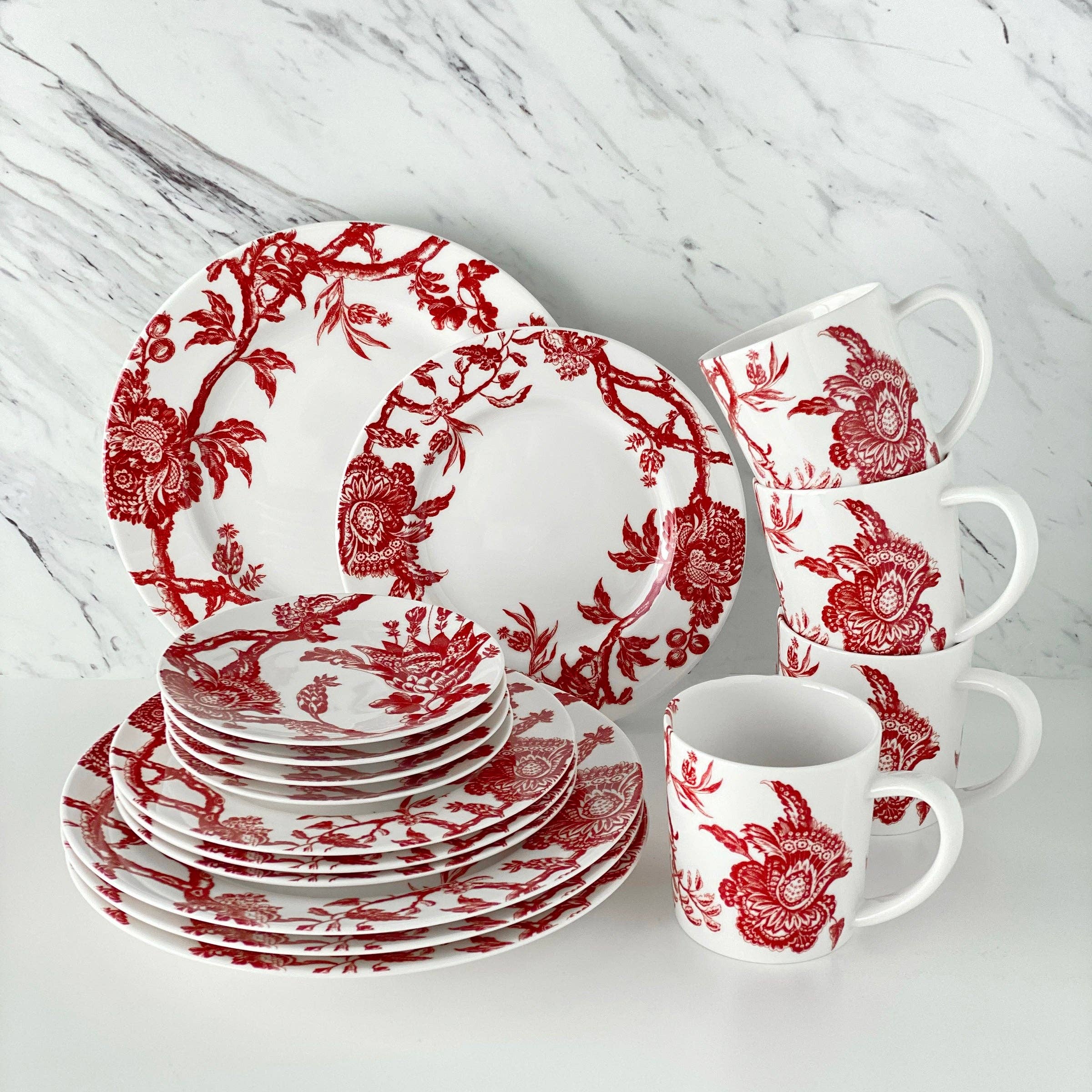 Caskata - Arcadia Crimson Small Plates, Set of 4 - Image 7