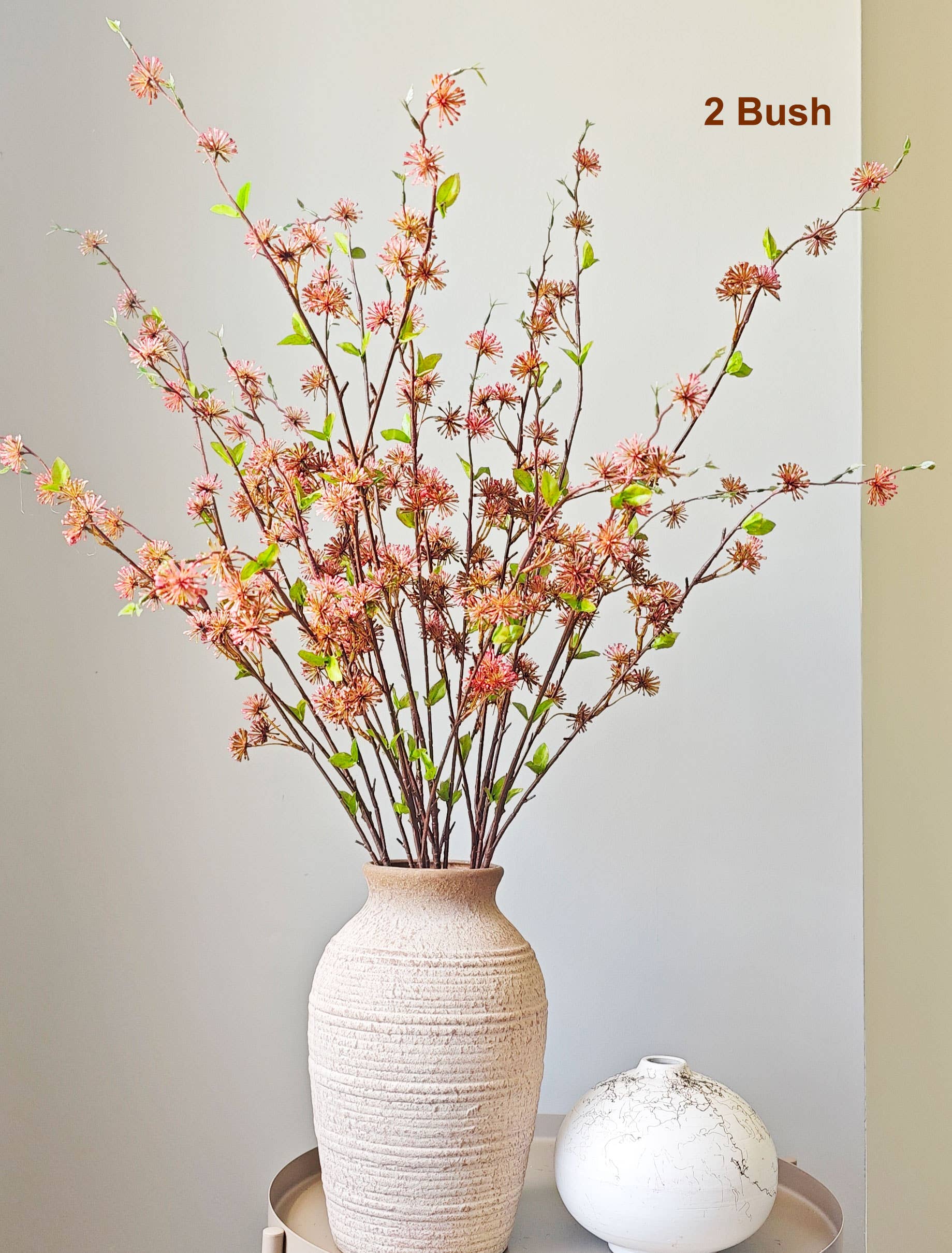 ES Essentials - Eucalyptus Seed Bush X 12, 36"H, Pink/Brown - Image 5