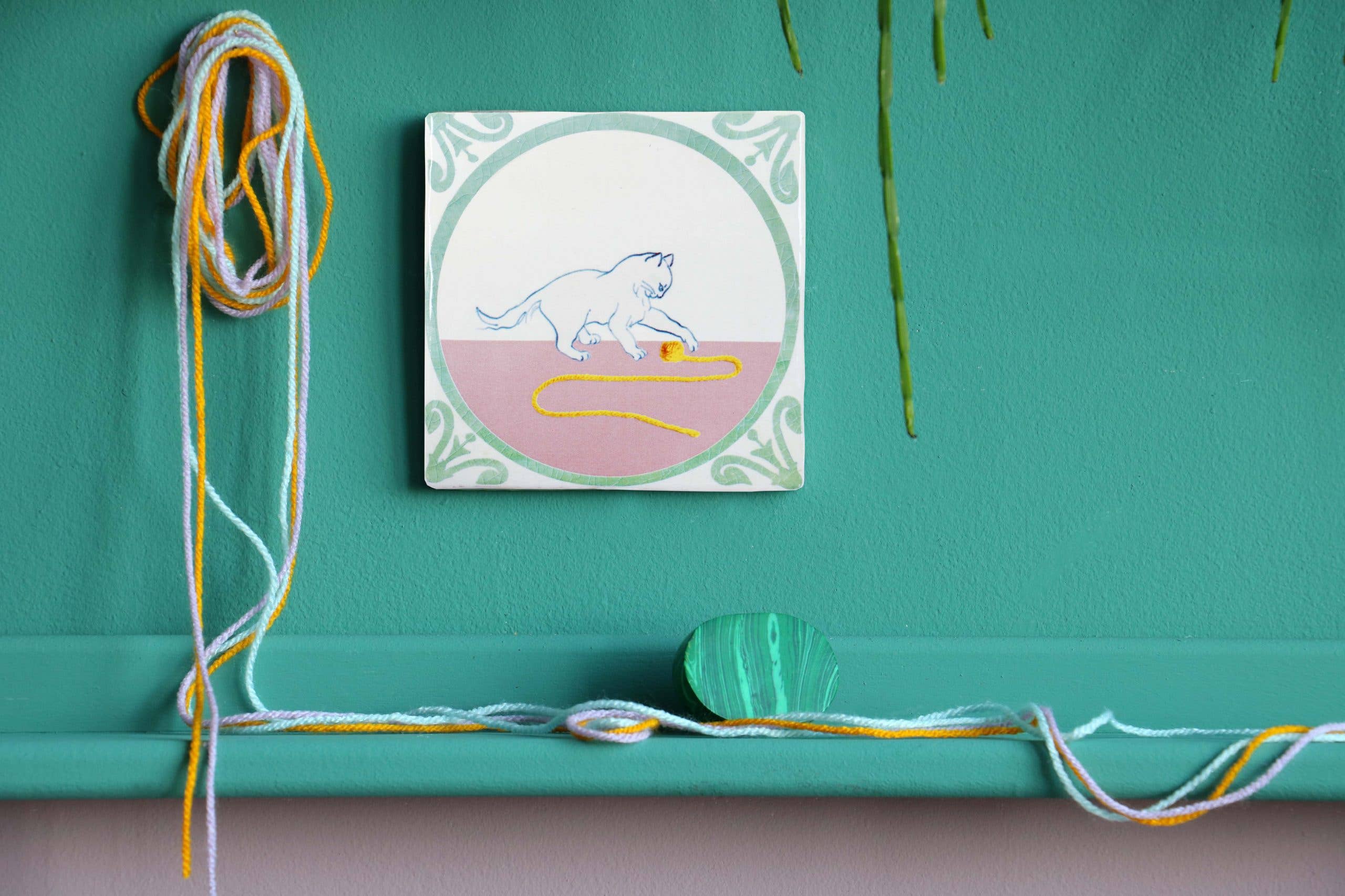 The life of a cat | StoryTiles art on tile: M - Image 3