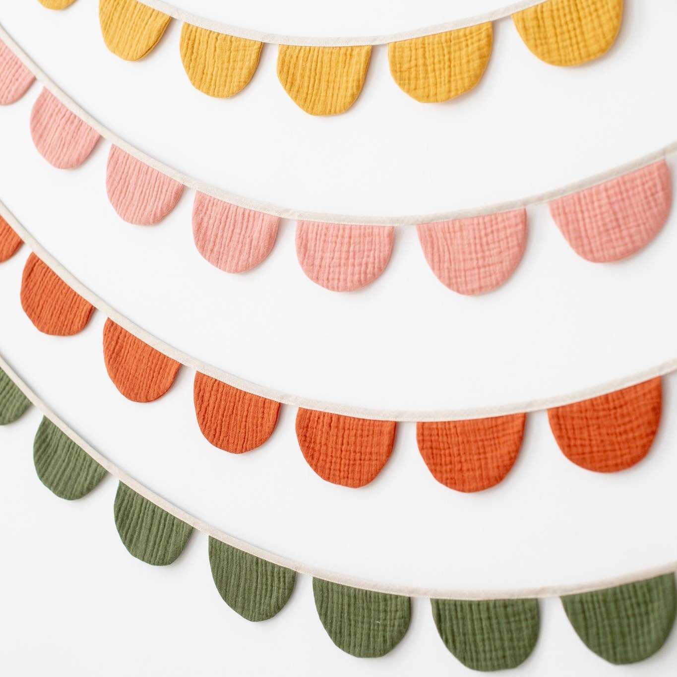 Monocrom - Dark green cotton banner - Image 4