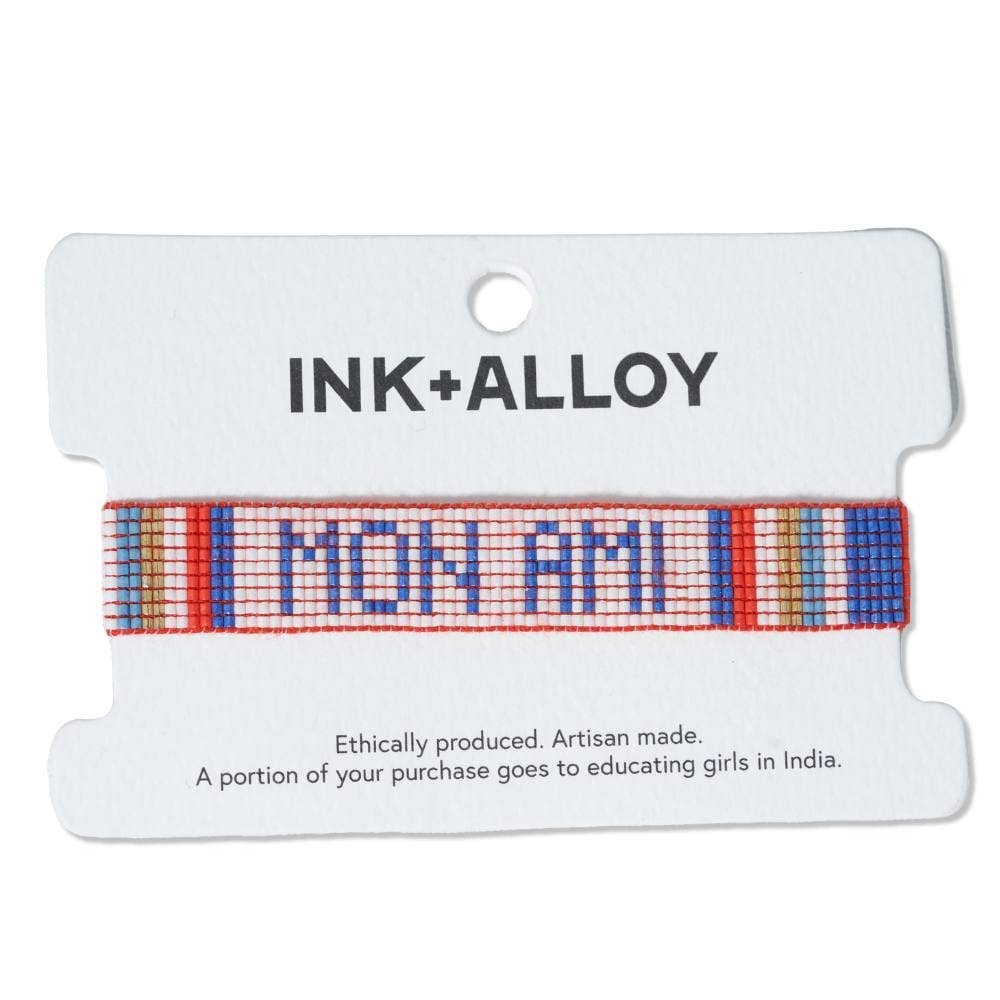 Gabby "Mon Ami" Adjustable Beaded Bracelet Multicolor Wholesale - Image 2