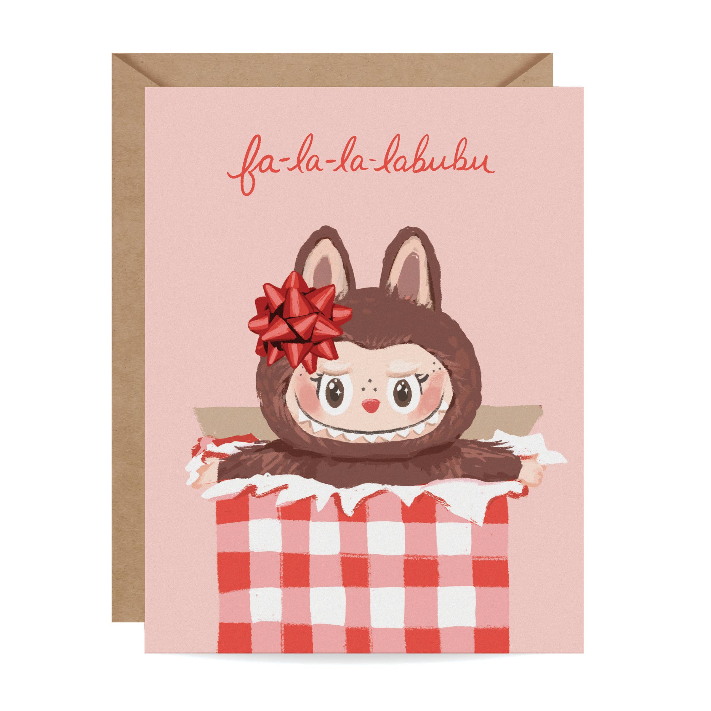 Greeting Card - Fa-la-la-labubu Holiday Card