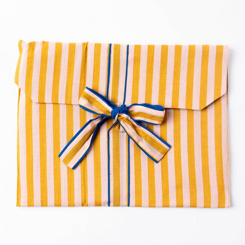 Bonnie Pajama Set Mustard & Blush: M - Image 2