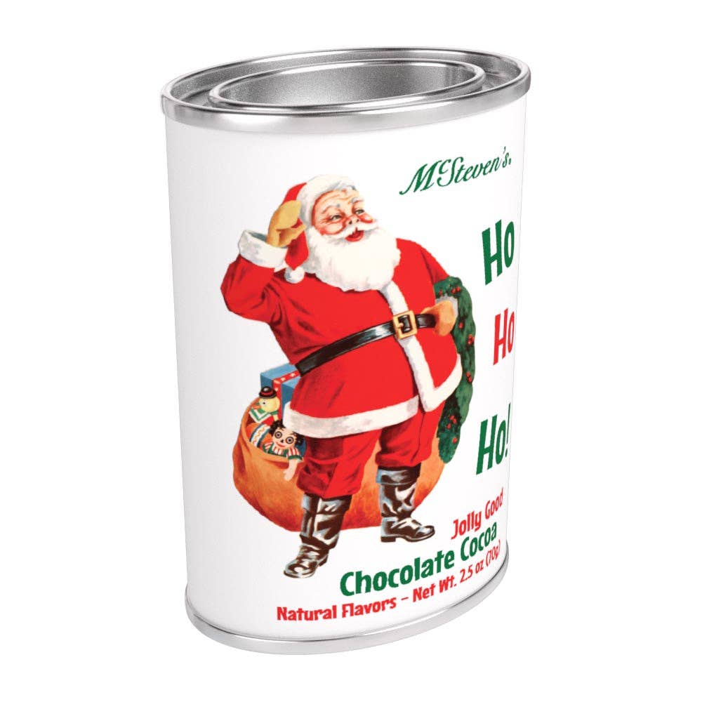 Vintage Santa Ho Ho Ho! Jolly Good Choc. Cocoa (2.5oz Tins) - Image 3