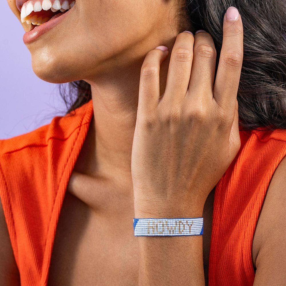 Gabby "Howdy" Adjustable Beaded Bracelet Multicolor Wholesale - Image 3