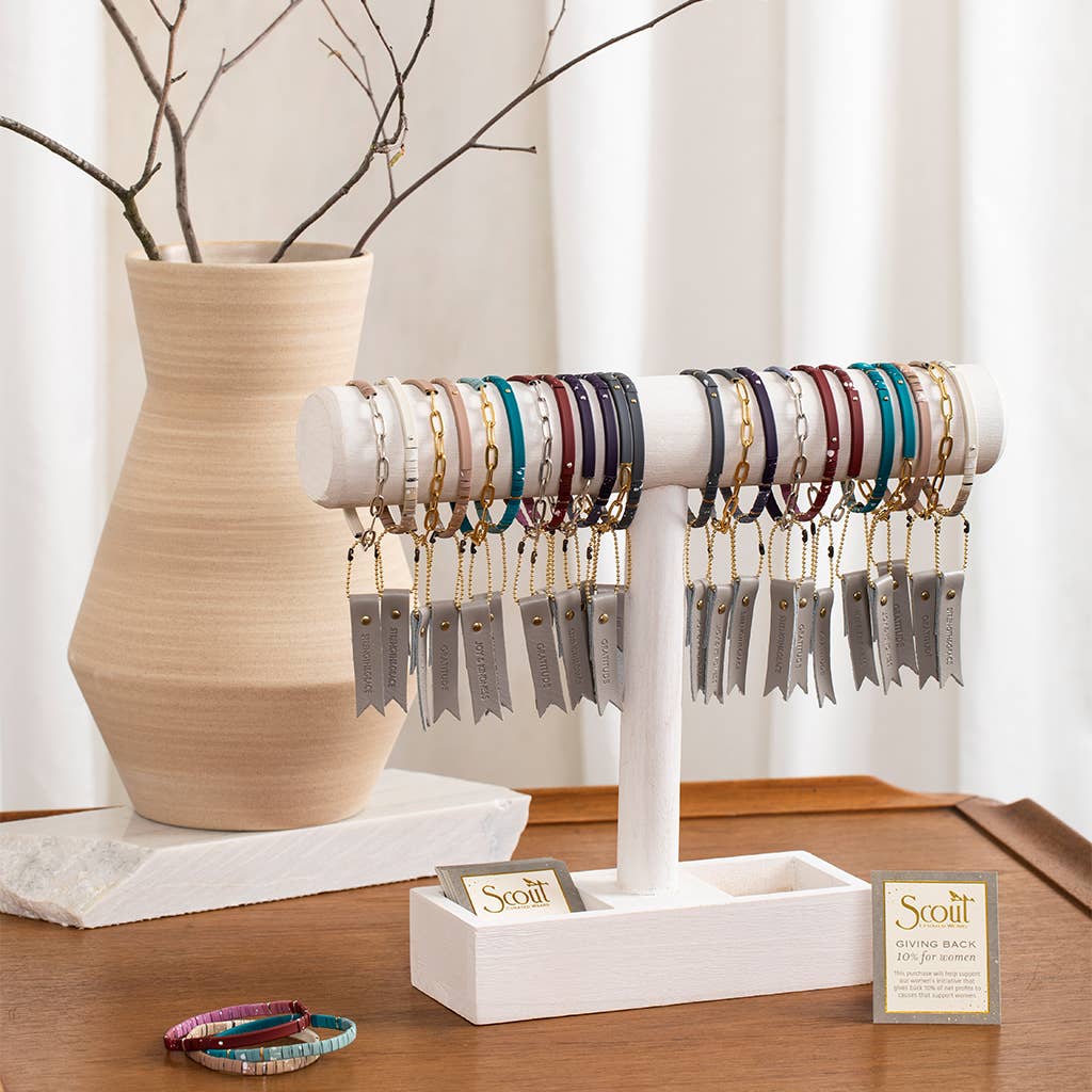 Good Karma Ombre w/Chain Bracelet - Joy&Kndnss Turquoise/Gld - Image 7