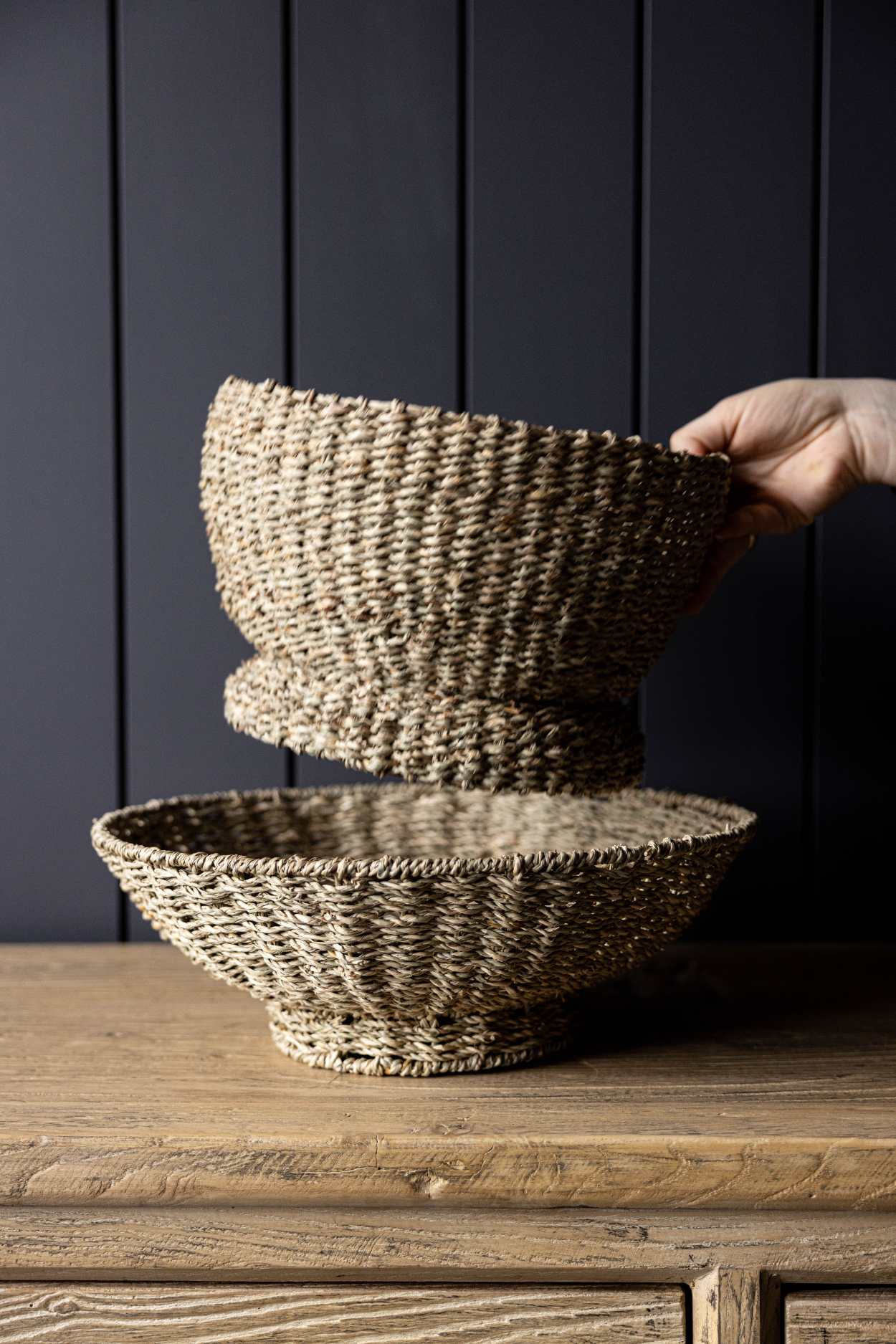 Woven Seagrass Bowl: Large - Image 5