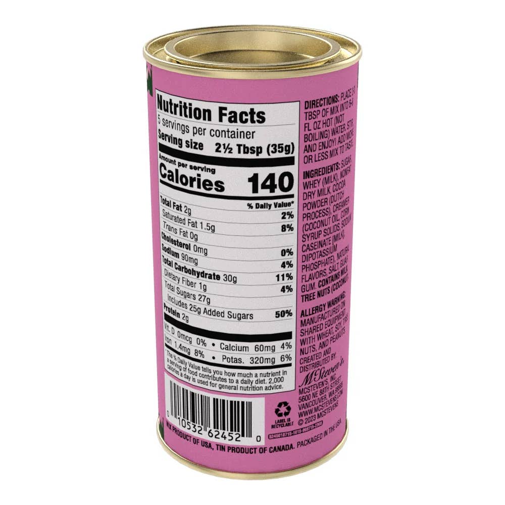 Ho Ho Co Co Double Chocolate Cocoa (7oz Tins) - Image 2