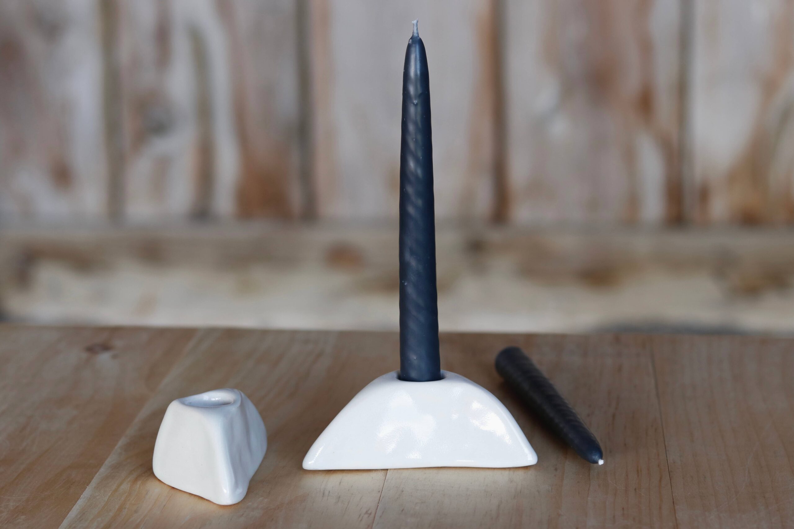 BeeBearPro candles & clay - 7" Taper Candle / Candlestick / Dinner Candle / Beeswax - Image 4