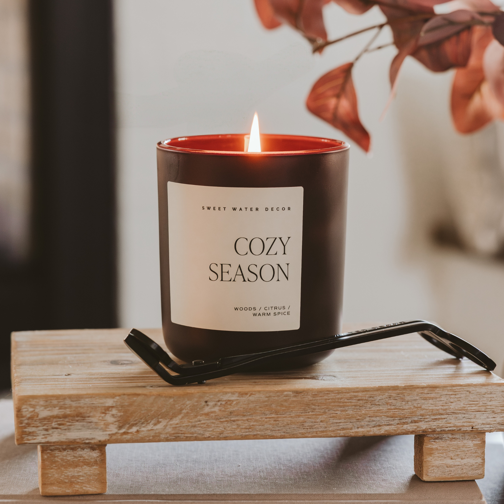 Cozy Season 15 oz Candle, Matte Jar - Image 2
