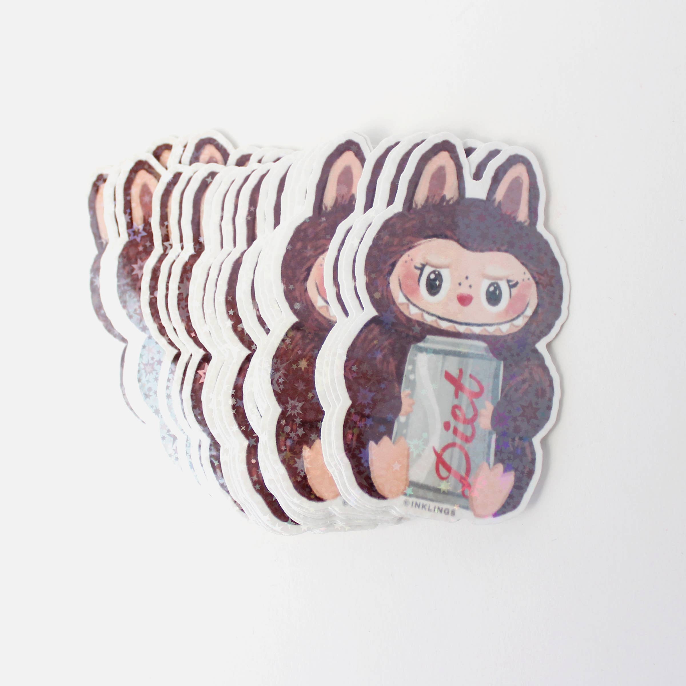 Holographic Vinyl Sticker - Labubu Monster - Image 5