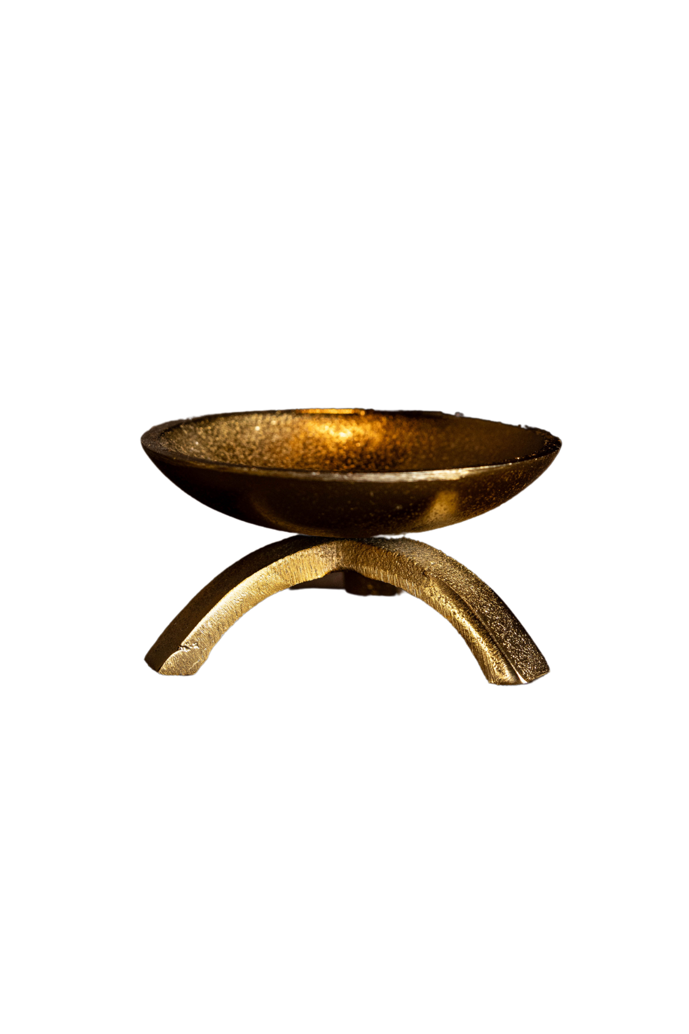 Brass Tripod Pillar Candle Holder - Image 4