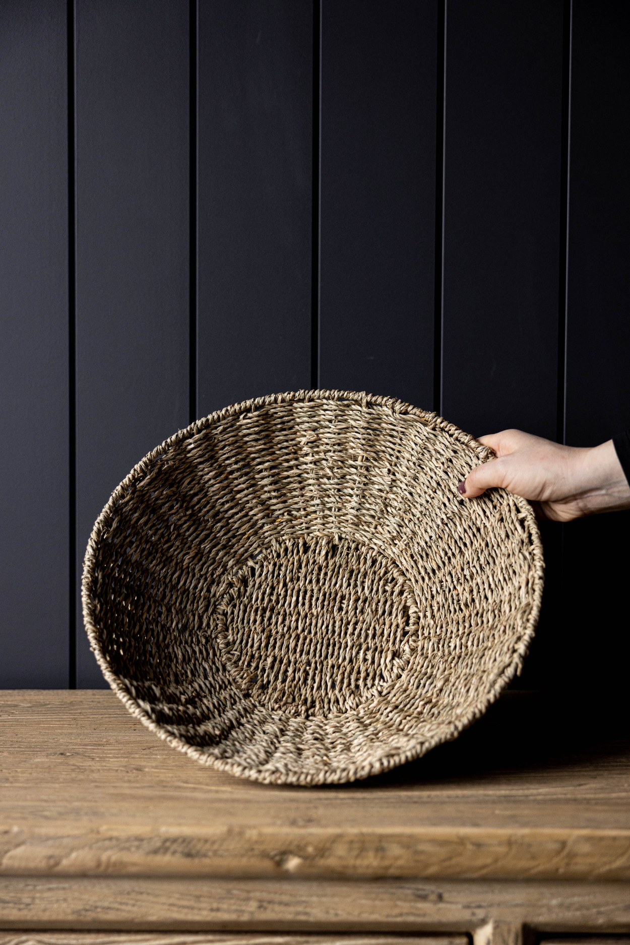 Woven Seagrass Bowl: Large - Image 4