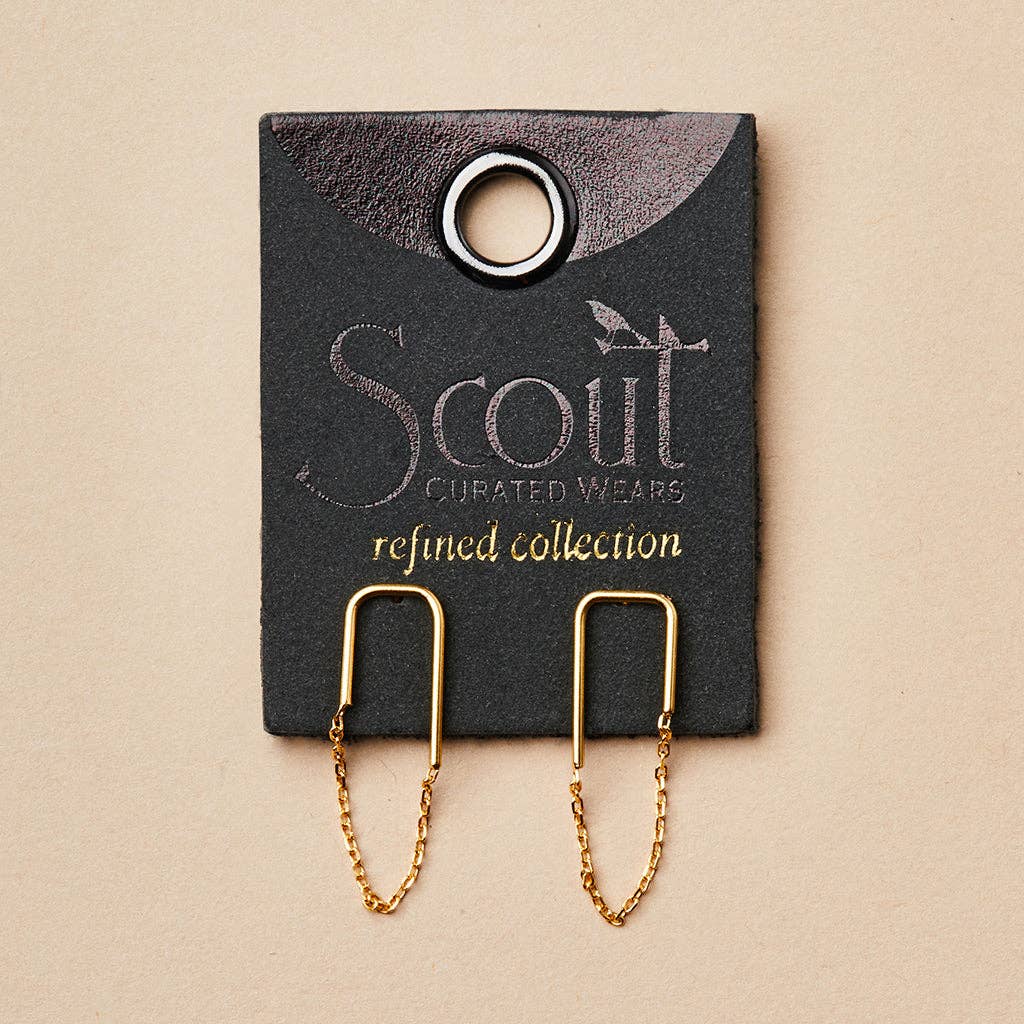 Refined Earring Collection - Filament Stud/Gold Vermeil - Image 2