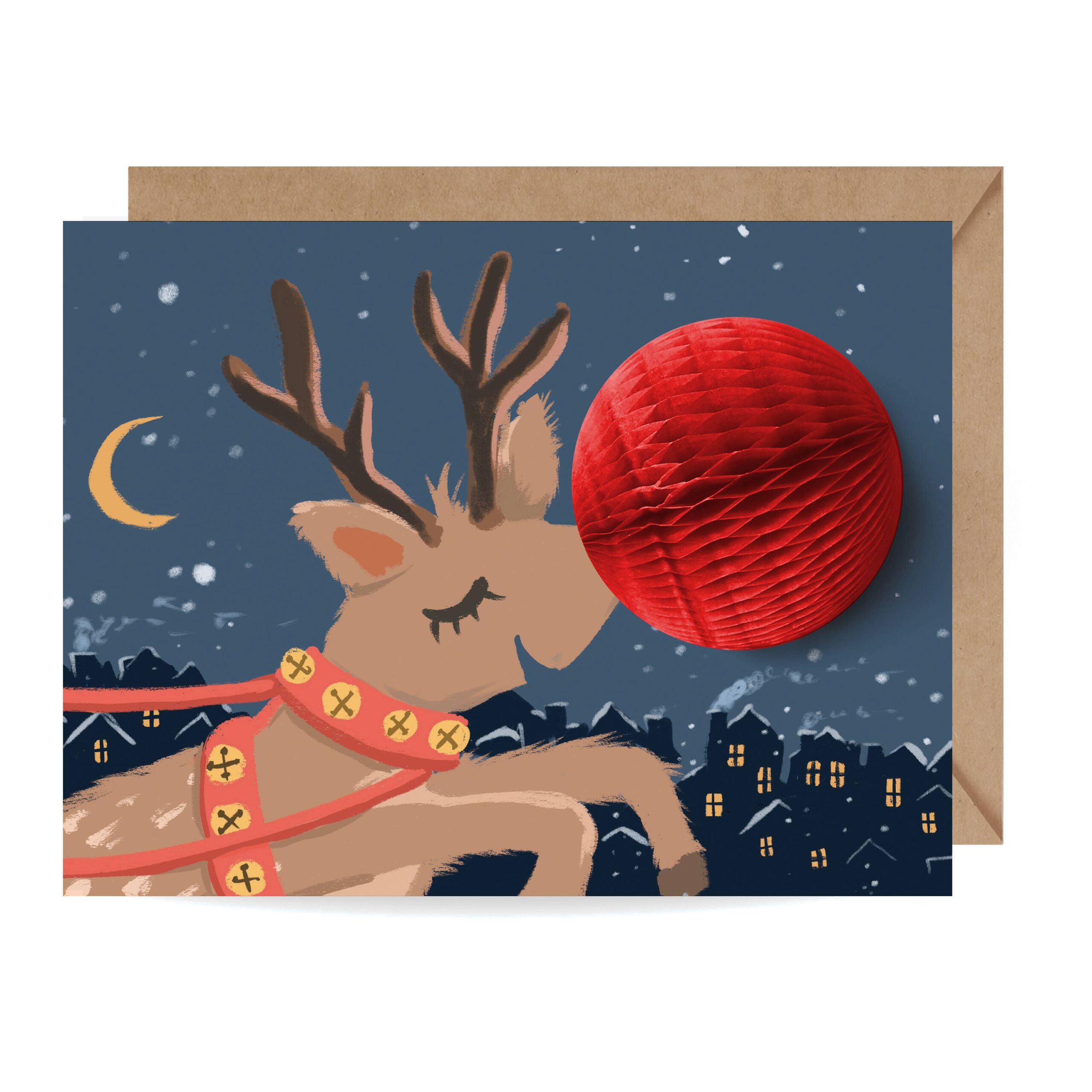 Pop-up Card - Rudolph - Holiday