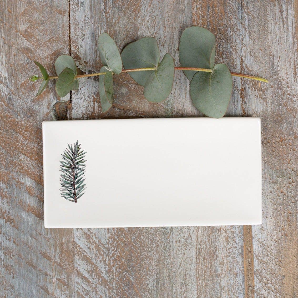 Winter Spruce Rectangular Soap Dish - Image 3